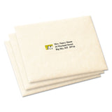 Matte Clear Easy Peel Mailing Labels w/ Sure Feed Technology, Inkjet Printers, 1 x 2.63, Clear, 30/Sheet, 10 Sheets/Pack