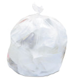 High-Density Waste Can Liners, 16 gal, 6 mic, 24  x 31 , Natural, 50 Bags/Roll, 20 Rolls/Carton