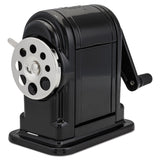 Ranger 55 Classroom Manual Pencil Sharpener, Manually-Powered, 3.25 x 6 x 5.5, Black