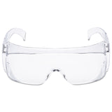 Tour Guard V Safety Glasses, One Size Fits Most, Clear Frame/Lens, 20/Box