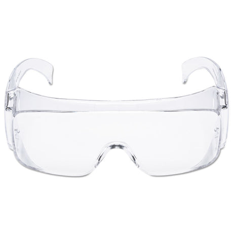 Tour Guard V Safety Glasses, One Size Fits Most, Clear Frame/Lens, 20/Box