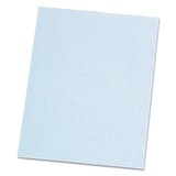 Quadrille Pads, Quadrille Rule (8 sq/in), 50 White (Heavyweight 20 lb Bond) 8.5 x 11 Sheets