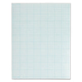 Cross Section Pads, Cross-Section Quadrille Rule (8 sq/in, 1 sq/in), 50 White 8.5 x 11 Sheets