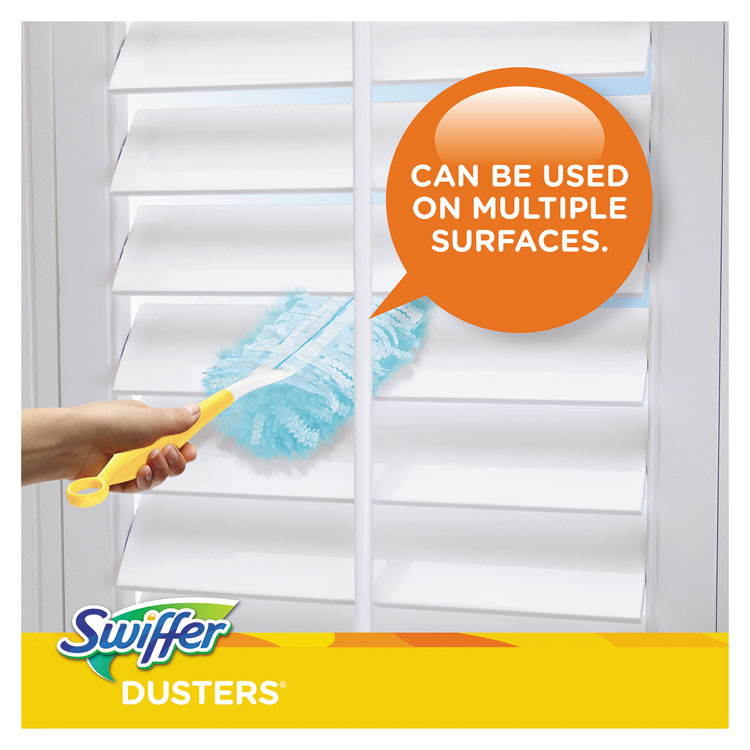 Dusters Refill, Dust Lock Fiber, Unscented, Light Blue, 10/Box