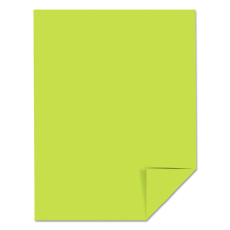 Color Cardstock, 65 lb Cover Weight, 8.5 x 11, Vulcan Green, 250/Pack