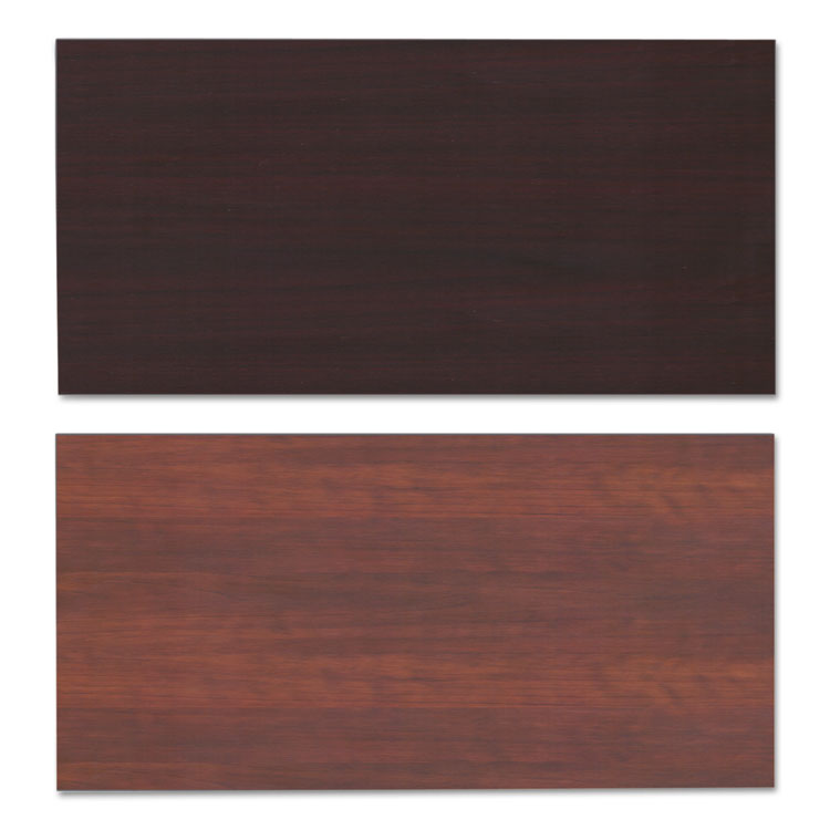 Reversible Laminate Table Top, Rectangular, 59.38w x 29.5,Medium Cherry/Mahogany