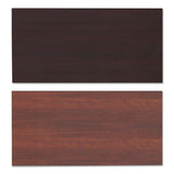 Reversible Laminate Table Top, Rectangular, 59.38w x 29.5,Medium Cherry/Mahogany