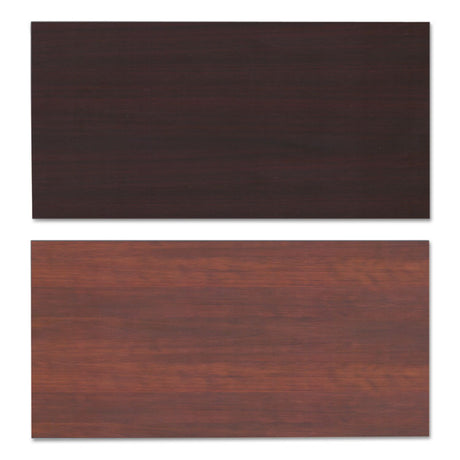 Reversible Laminate Table Top, Rectangular, 59.38w x 29.5,Medium Cherry/Mahogany