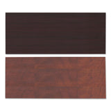 Reversible Laminate Table Top, Rectangular, 71.5 x 29.5, Medium Cherry/Mahogany