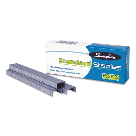 S.F. 1 Standard Staples, 0.25" Leg, 0.5" Crown, Steel, 5,000/Box