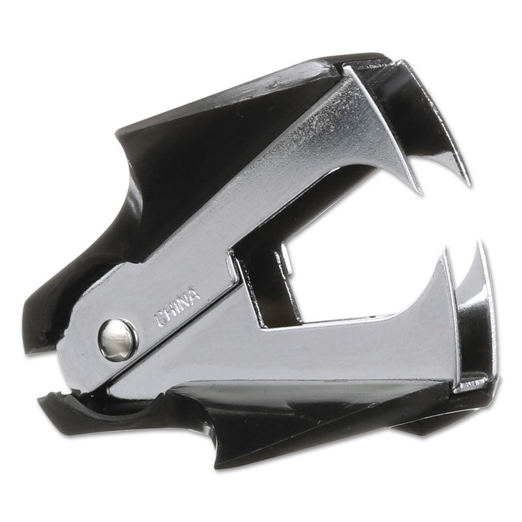 Deluxe Jaw-Style Staple Remover, Black