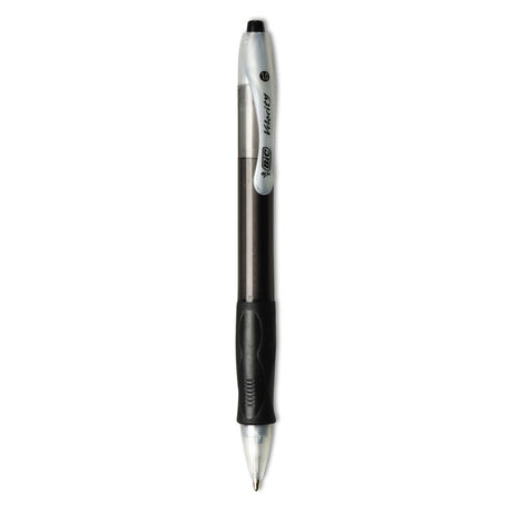 Velocity Easy Glide Ballpoint Pen Value Pack, Retractable, Medium 1 mm, Black Ink, Black Barrel, 36/Pack