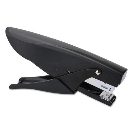 Deluxe Plier Stapler, 20-Sheet Capacity, 0.25" Staples, 1.75" Throat, Black