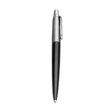 Jotter Ballpoint Pen, Retractable, Medium 1 mm, Blue Ink, Black/Chrome Barrel