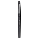 Point Guard Flair Felt Tip Porous Point Pen, Stick, Medium 0.7 mm, Black Ink, Black Barrel, 36/Box