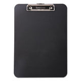 Unbreakable Recycled Clipboard, 0.5" Clip Capacity, Holds 8.5 x 11 Sheets, Black