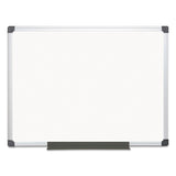 Value Melamine Dry Erase Board, 36 x 48, White Surface, Silver Aluminum Frame