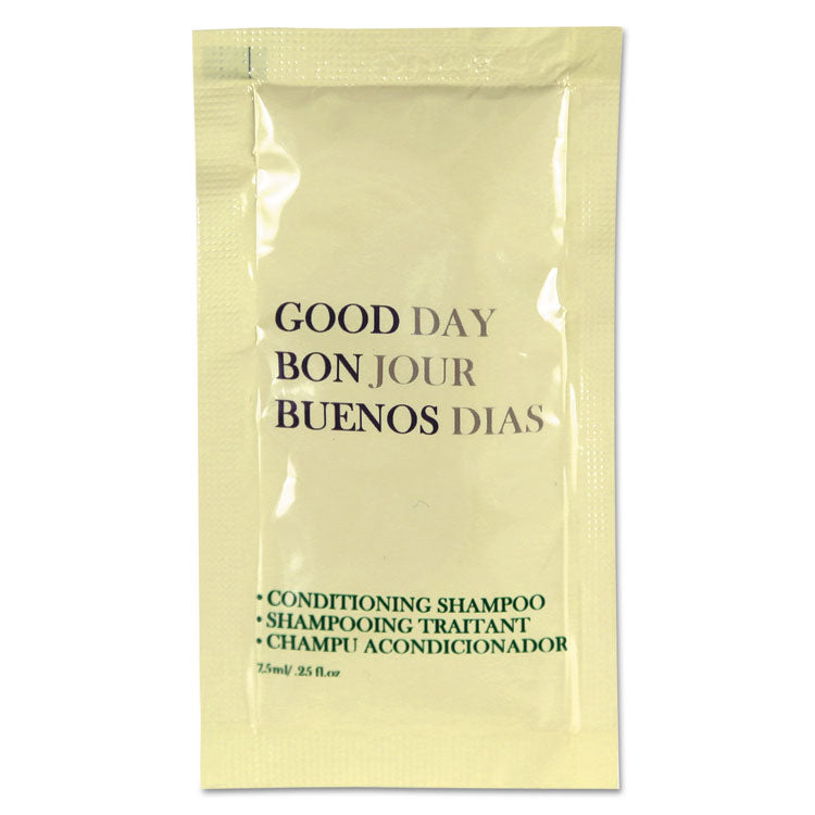 Conditioning Shampoo, Fresh, 0.25 oz Tube, 500/Carton