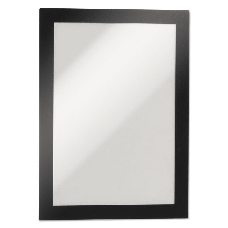 DURAFRAME Sign Holder, 5.5 x 8.5, Black Frame, 2/Pack