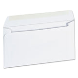 Open-Side Business Envelope, #6 3/4, Square Flap, Gummed Closure, 3.63 x 6.5, White, 500/Box