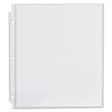 Top-Load Poly Sheet Protectors, Standard, Letter, Clear, 100/Box