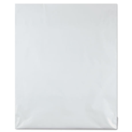 Redi-Strip Poly Mailer, #5 1/2, Square Flap with Perforated Strip, Redi-Strip Adhesive Closure, 14 x 17, White, 100/Pack