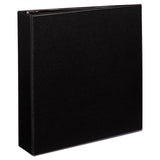 Durable Non-View Binder with DuraHinge and Slant Rings, 3 Rings, 2" Capacity, 11 x 8.5, Black