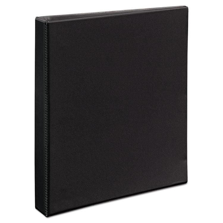 Durable View Binder with DuraHinge and EZD Rings, 3 Rings, 1" Capacity, 11 x 8.5, Black, (9300)