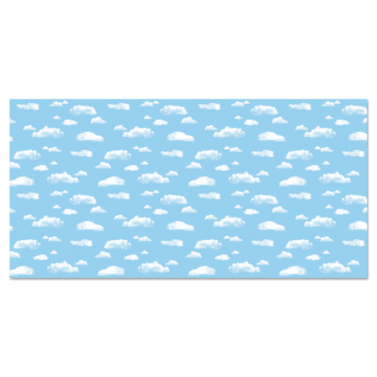 Fadeless Designs Bulletin Board Paper, Clouds, 48" x 50 ft Roll
