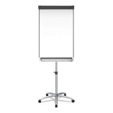 Prestige 2 Mobile Presentation Easel, 3 ft x 2 ft, Silver/White