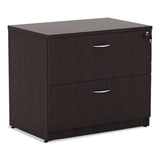 Alera Valencia Series Lateral File, 2 Legal/Letter-Size File Drawers, Espresso, 34" x 22.75" x 29.5"