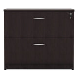 Alera Valencia Series Lateral File, 2 Legal/Letter-Size File Drawers, Espresso, 34" x 22.75" x 29.5"