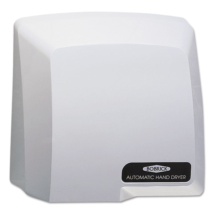 Compact Automatic Hand Dryer, 115 V, 10.18 x 5.18 x 10.93, Gray