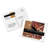 Photo-Quality Printable Postcards, Inkjet, 74 lb, 4.25 x 5.5, Glossy White, 100 Cards, 4 Cards/Sheet, 25 Sheets/Pack