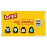 Drawstring Large Trash Bags, Three-Ply, 30 gal, 1.05 mil, 30  x 33 , Black, 90/Carton