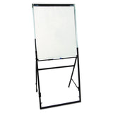 Futura Dry Erase Presentation Easel, 26 x 35, White Surface, Black Steel Frame