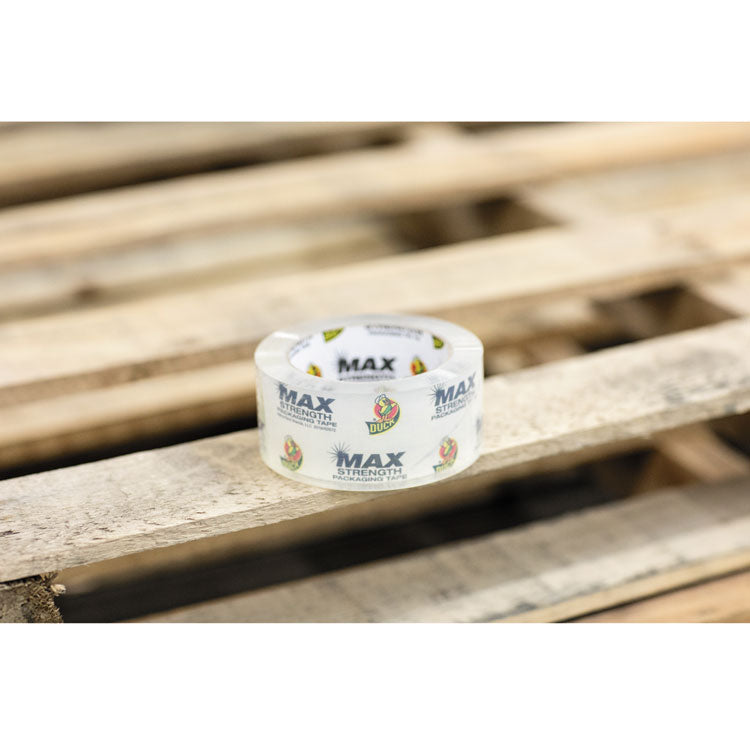 MAX Packaging Tape, 3" Core, 1.88" x 54.6 yds, Crystal Clear, 6/Pack