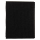 Duraflex Poly Notebook, 1-Subject, Medium/College Rule, Black Cover, (80) 11 x 8.5 Sheets