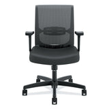 Convergence Mid-Back Task Chair, Swivel-Tilt, Supports Up to 275 lb, 15.75" to 20.13" Seat Height, Black