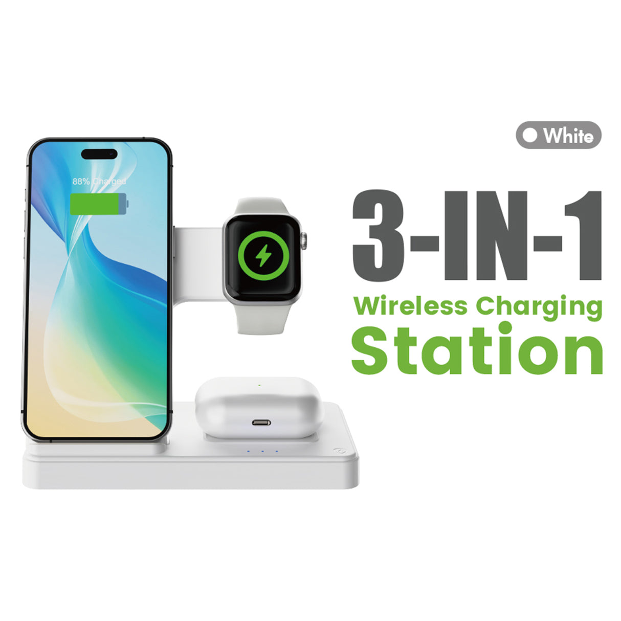 3-in-1 Wireless Charging Station