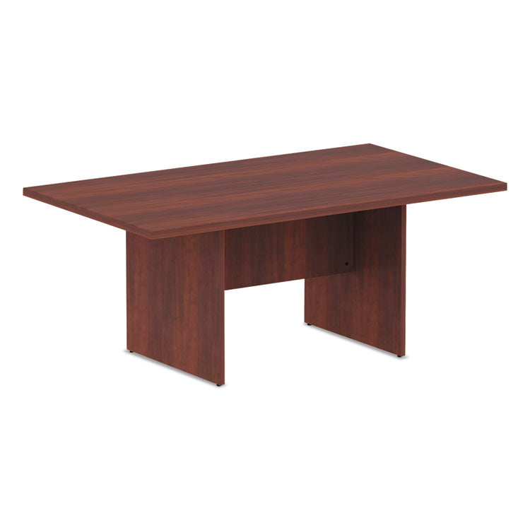 Alera Valencia Series Conference Table, Rectangular, 70.88w x 41.38d x 29.5h, Medium Cherry