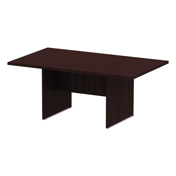 Alera Valencia Series Conference Table, Rectangular, 70.88w x 41.38d x 29.5h, Mahogany