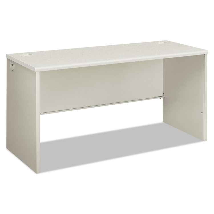 38000 Series Desk Shell, 60" x 24" x 30", Light Gray/Silver