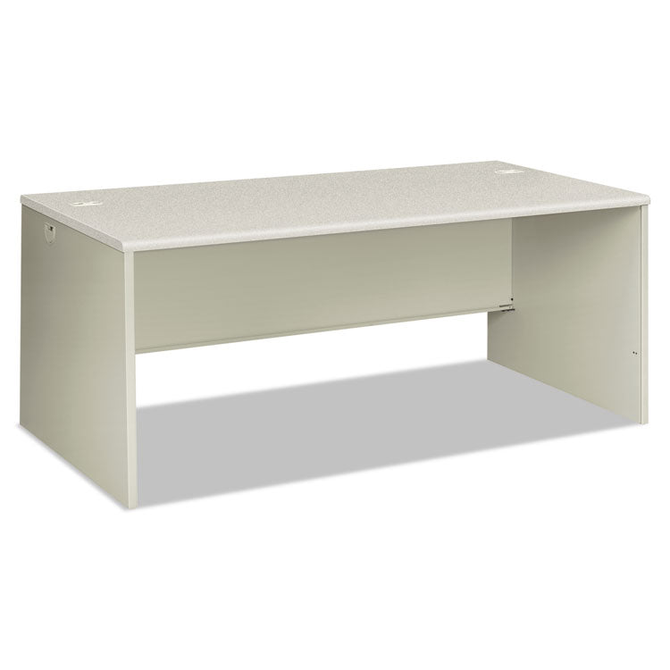 38000 Series Desk Shell, 72" x 36" x 30", Light Gray/Silver