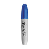 Chisel Tip Permanent Marker, Medium Chisel Tip, Blue, Dozen