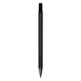 Replacement Ballpoint Counter Pen, Medium 1 mm, Black Ink, Black Barrel, 6/Pack