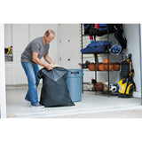 ForceFlexPlus Drawstring Large Trash Bags, 30 gal, 1.05 mil, 30  x 32 , Black, 70/Box
