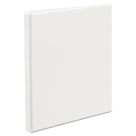 Heavy-Duty Non Stick View Binder with DuraHinge and Slant Rings, 3 Rings, 0.5" Capacity, 11 x 8.5, White, (5234)