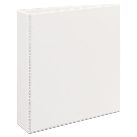 Heavy-Duty Non Stick View Binder with DuraHinge and Slant Rings, 3 Rings, 2" Capacity, 11 x 8.5, White, (5504)