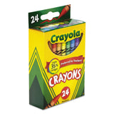 Classic Color Crayons, Peggable Retail Pack, 24 Colors/Pack